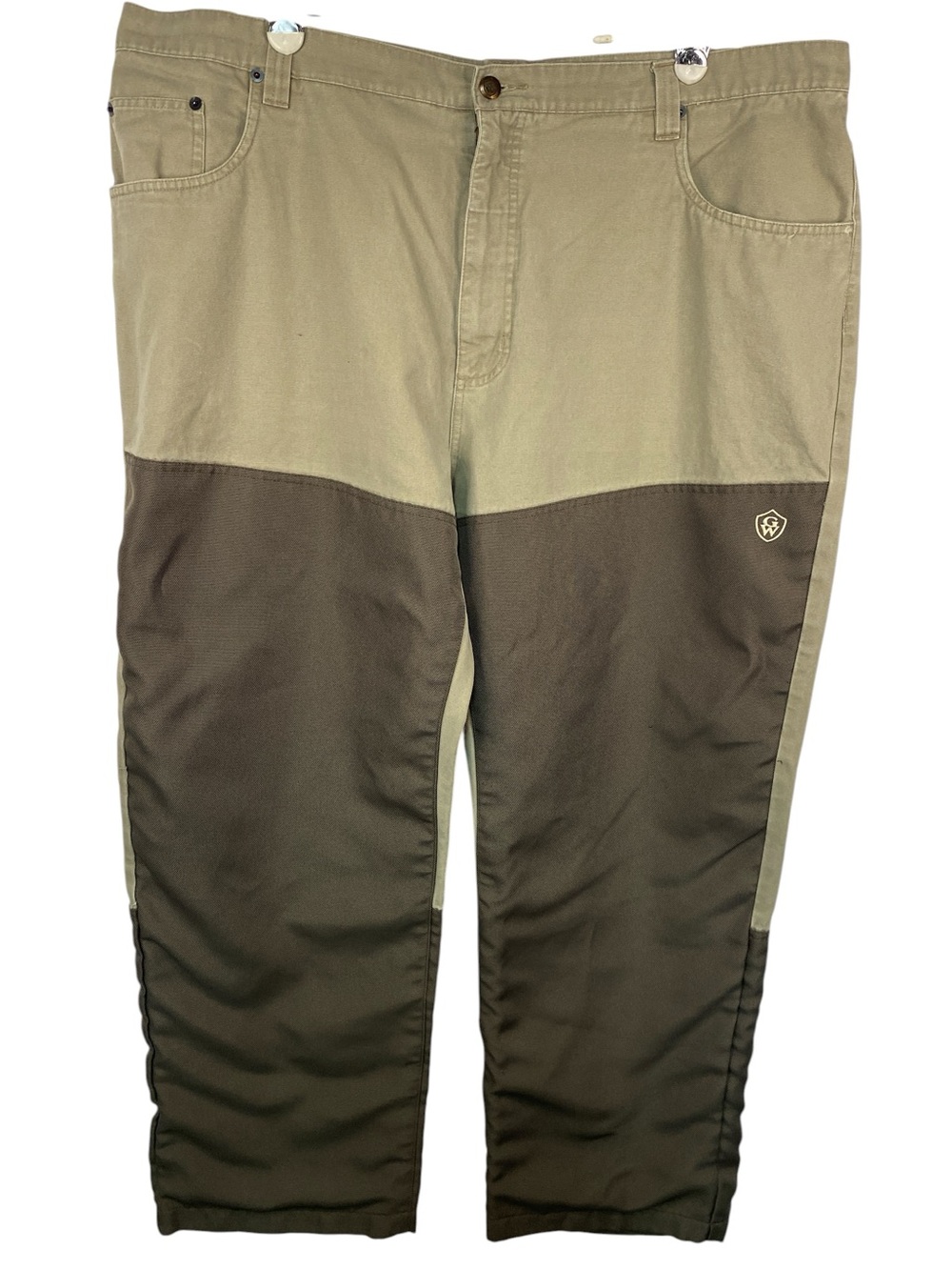 Game Winner  Khaki & Brown Heavy Brush Pants Men’s 2XL
